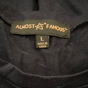 Almost Famous Midnight Black Tee